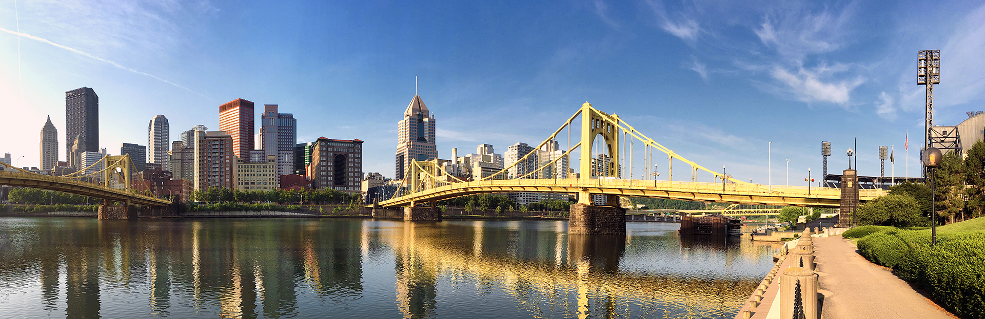 Panoramic view of Pittsburgh